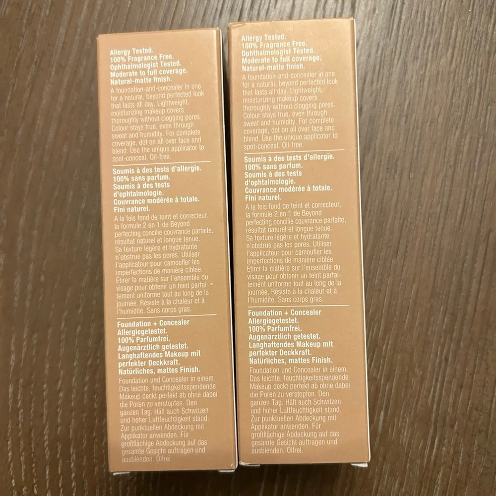 2 Set Clinique Beyond Perfecting Foundation + Concealer CN70 Vanilla (MF) 1 oz
